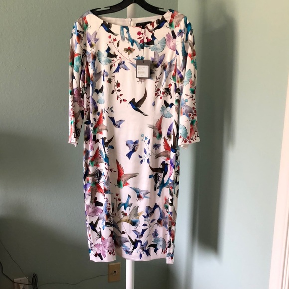 st john silk dress